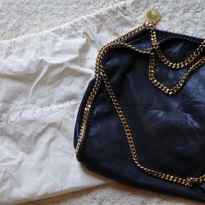 Stella McCartney Small Falabella Shaggy Deer Faux Leather Tote